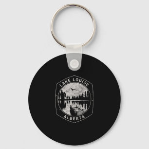 Vintage Lake Louise Alberta Outdoors Vacation Keychain