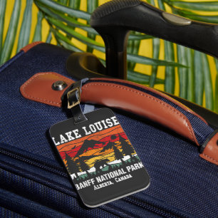 Vintage Lake Louise Banff Canada Bear Alberta Hi Luggage Tag