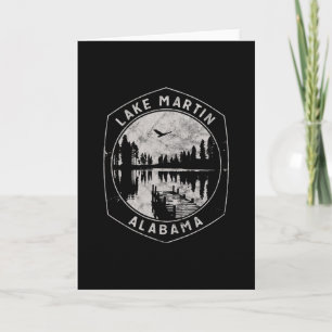 Vintage Lake Martin Alama Outdoors Vacation  Card