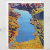 Vintage Lake of Thun Switzerland Travel (Front/Back)