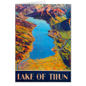 Vintage Lake of Thun Switzerland Travel (Front)