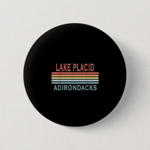 Vintage lake placid adirondacks ny  button