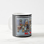 Vintage Lake Placid NY Mug<br><div class="desc">A stunning vintage postcard greeting from Lake Placid,  New York.  If you prefer a different color background on the mug it's easy to change it!</div>