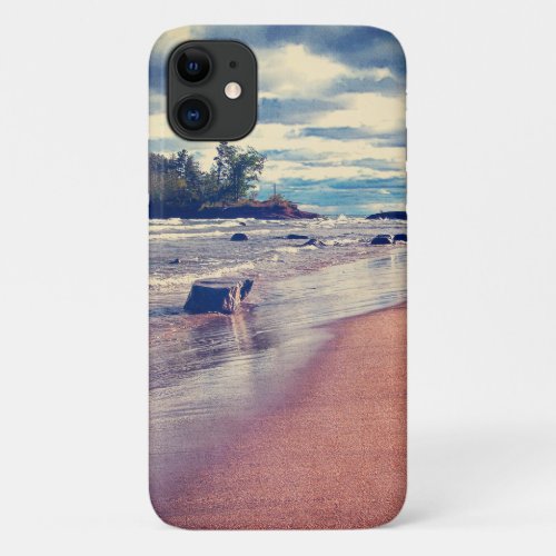 Vintage Lake Superior iPhone 11 Case