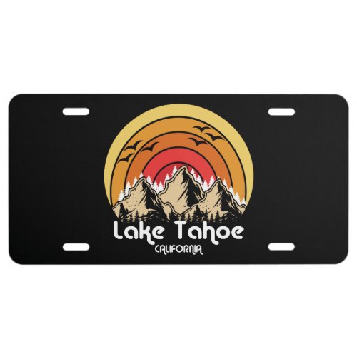 Vintage Lake Tahoe California License Plate