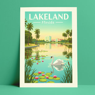 Vintage Lakeland Florida Postcard