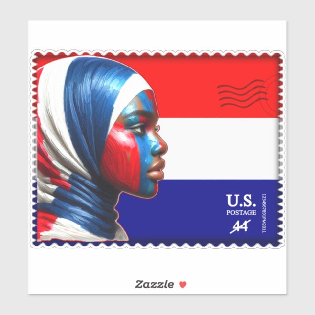 Vintage L'Amerique - Mslm Sticker (Sheet)