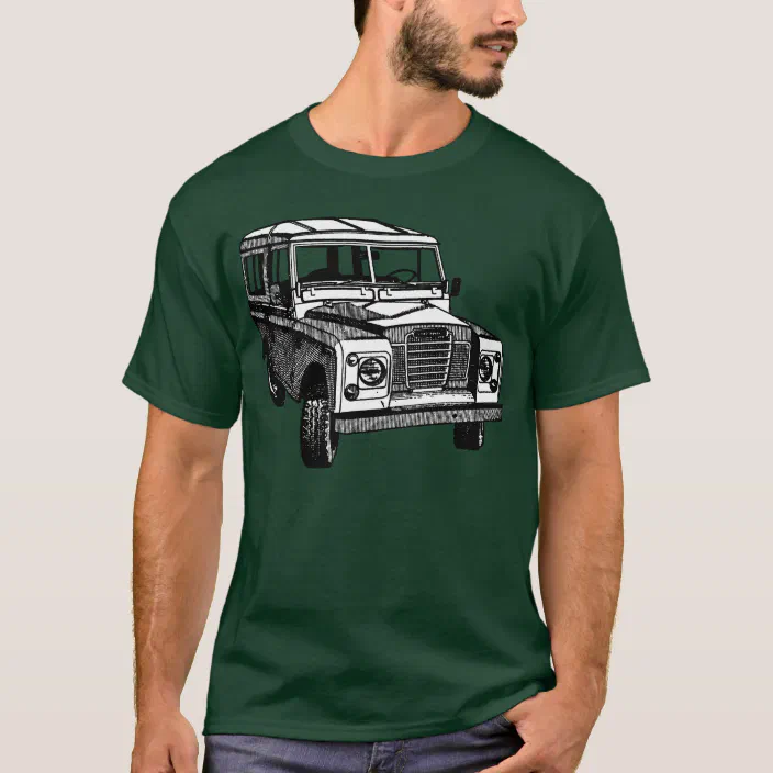 Land Rover Defender 110 Utility T-Shirt Illustration 100% Cotton T-Shirt 