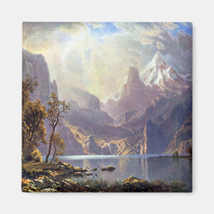 Vintage Landscape, Lake Tahoe by Albert Bierstadt Magnet
