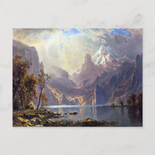 Vintage Landscape, Lake Tahoe by Albert Bierstadt Postcard