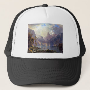Vintage Landscape, Lake Tahoe by Albert Bierstadt Trucker Hat
