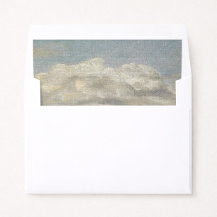 Vintage landscape, oil on canvas, fine art envelope liner