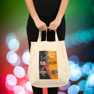 Vintage Las Vegas Bachelorette Weekend Party Tote Bag
