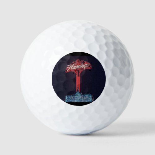 Vintage Las Vegas Flamingo Hotel Golf Balls