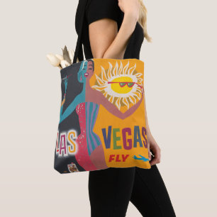 Vintage Las Vegas Gambling Travel Poster Art Tote Bag
