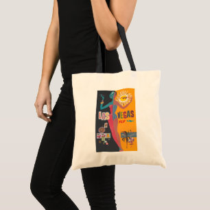 Vintage Las Vegas Gambling Travel Poster Art Tote Bag