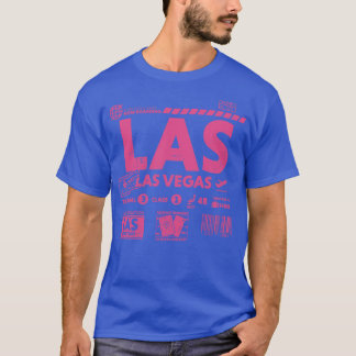 Vintage Las Vegas LAS Airport Code Travel Day Retr T-Shirt