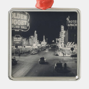 Vintage Las Vegas Metal Ornament