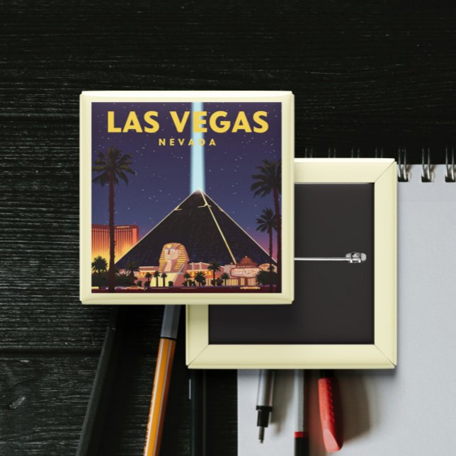 Vintage Las Vegas Nevada Button (Creator Uploaded)