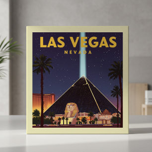 Vintage Las Vegas Nevada Ceramic Tile
