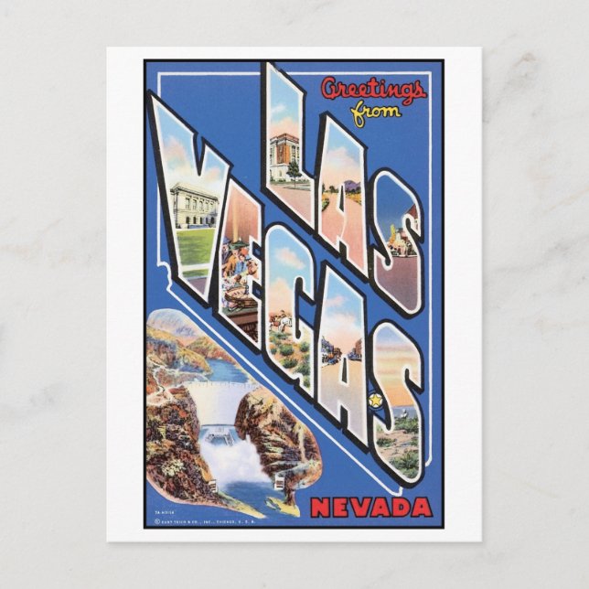 Vintage Las Vegas Postcard (Front)