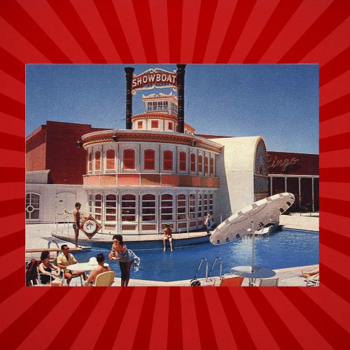 Vintage Las Vegas Showboat Postcard