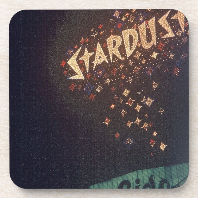 Vintage Las Vegas Stardust Hotel Drink Coaster (Front)
