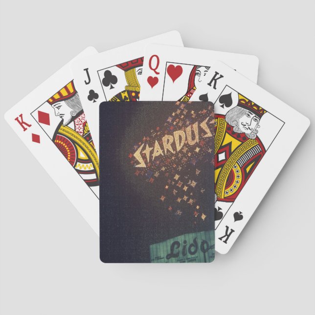 Vintage Las Vegas Stardust Hotel Poker Cards (Back)