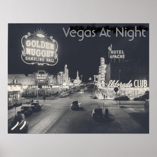 Vintage Las Vegas Strip Poster