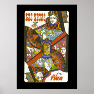 Vintage Las Vegas Travel Poster