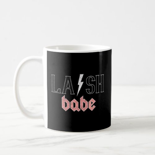 Vintage Lash Babe Lash Artist Eyelash Lash Tech  Coffee Mug