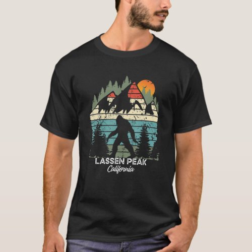 Vintage Lassen Peak California National Park Retro T_Shirt