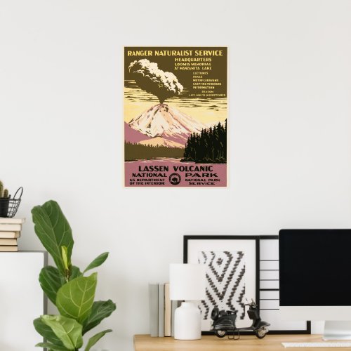 Vintage Lassen Volcanic National Park