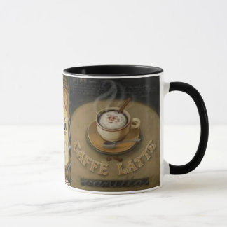 Vintage Latte Trio Masculine Mug