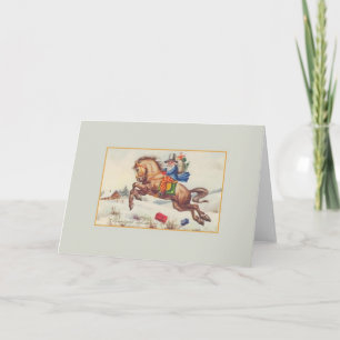 Vintage Latvian Christmas Card