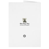 Vintage Latvian Happy New Year Greeting Card (Back)