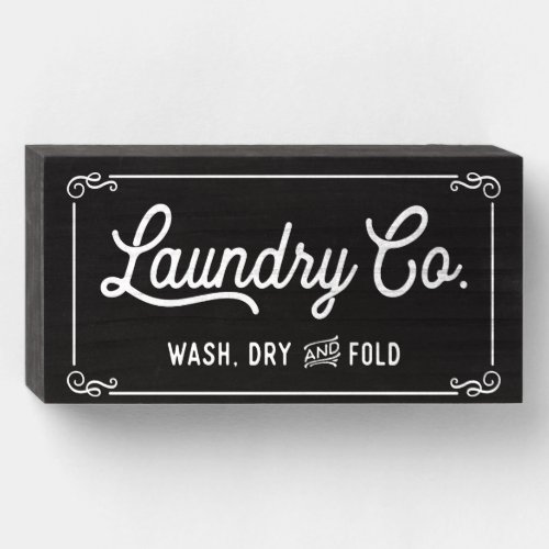 Vintage Laundry Farmhouse Room Sign