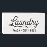 Vintage Laundry Farmhouse Room Sign<br><div class="desc">Vintage Laundry Farmhouse Room Sign</div>