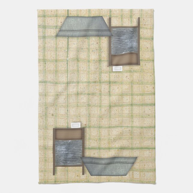Vintage Laundry Kitchen Towel (Vertical)