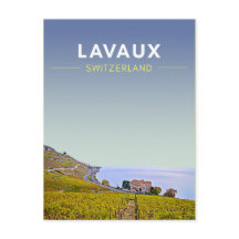 Vintage Lavaux Vineyards Switzerland Travel