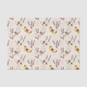 Vintage Lavender Butterfly  Tissue Paper