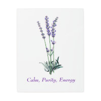 Vintage Lavender Flower Calm Purity Energy