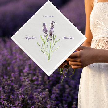 Vintage Lavender  In Light Gray  -  Wedding Paper Dinner Napkins by almawad at Zazzle