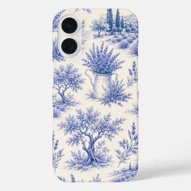 vintage lavender Iphone 16 case (Back)