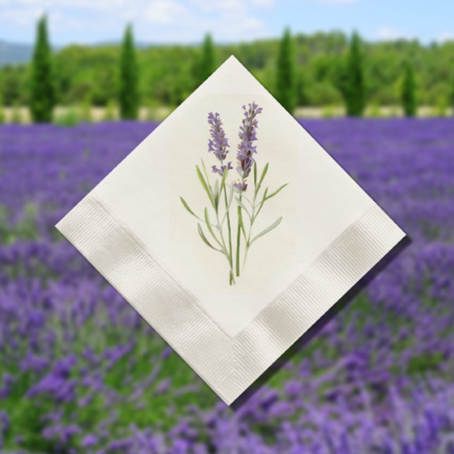 Vintage lavender paper napkins (Creator Uploaded)