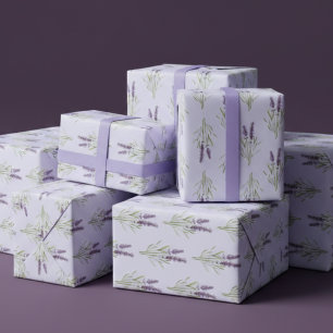 Vintage Lavender pattern Wrapping Paper