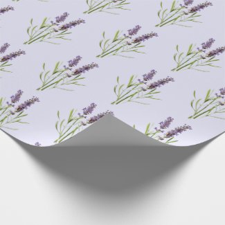 Vintage Lavender pattern Wrapping Paper