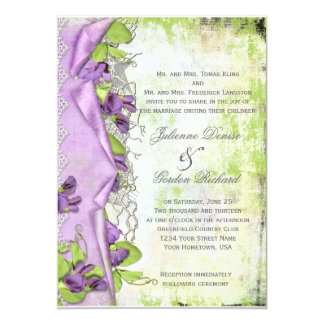 Fl Embossed Wedding Invitation By Sweet Pea Design New Fashion Wedding Invitations Cards Personalized Hollow Out