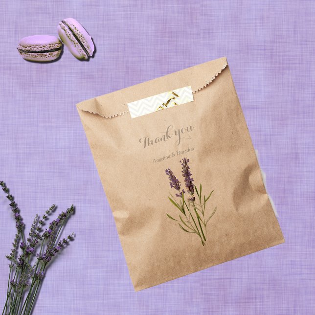Vintage lavender - Thank you Favor Bag (Creator Uploaded)