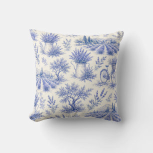 vintage lavender throw pillow